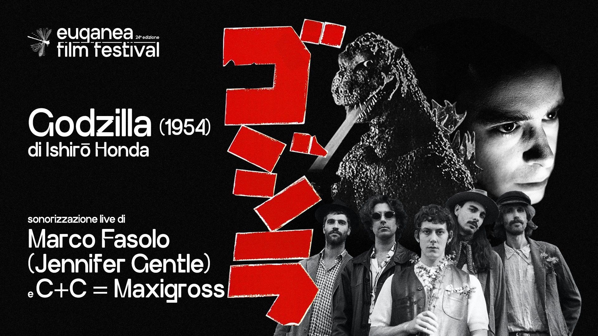 GODZILLA – sonorizzazione live di Marco Fasolo e C+C=Maxigross